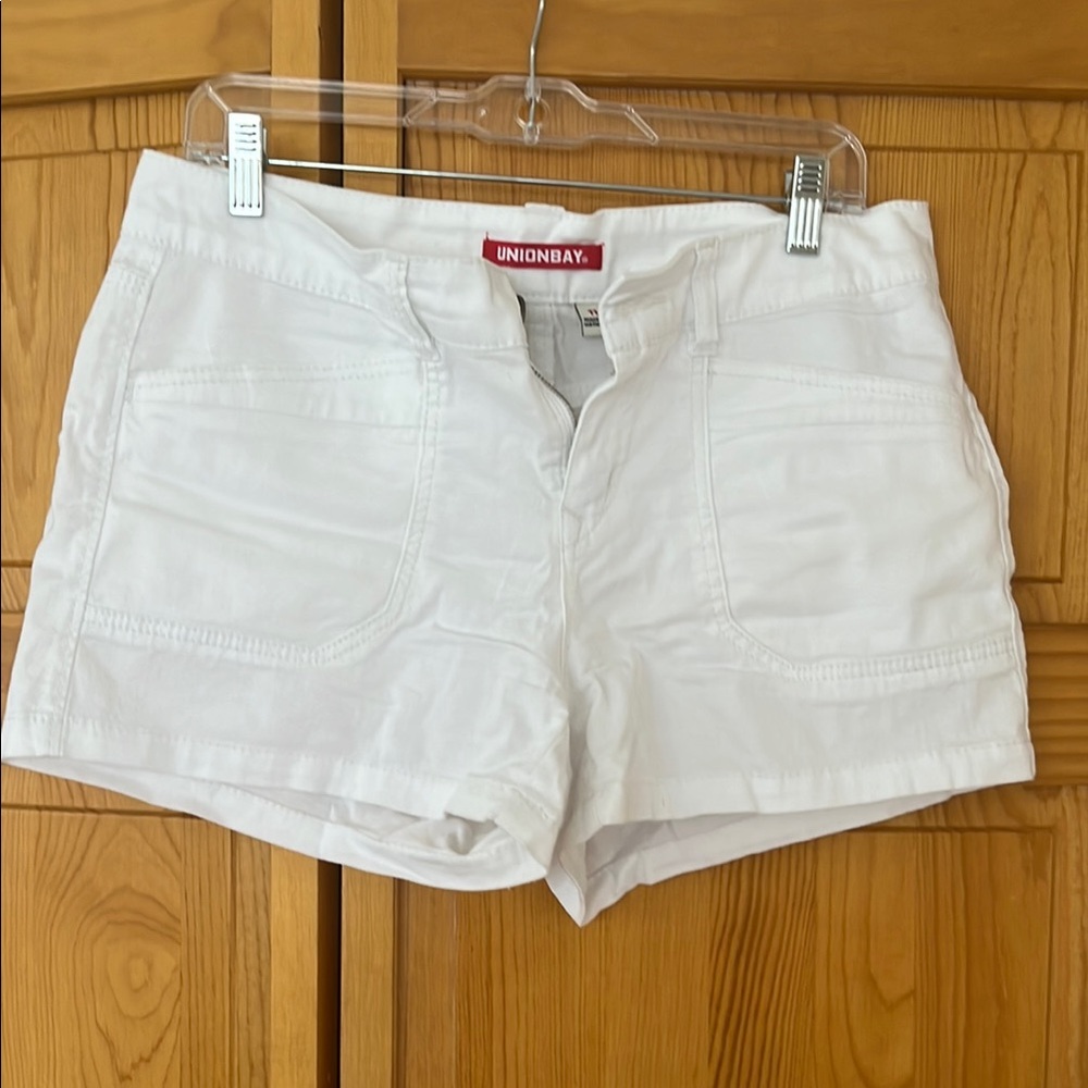 UNIONBAY Women's Classic White Jean Shorts